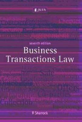 Business Transaction Law - Sharrock, R.