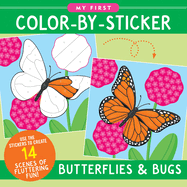 Butterflies & Bugs Color-By-Sticker Book