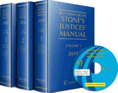 Butterworths Stone's Justices' Manual 2010 - Carr, A P, and Turner, A J, and Starmer, Keir