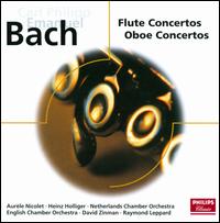 C.P.E. Bach: Flute Concertos; Oboe Concertos - Aurle Nicolet (flute); Heinz Holliger (candenza); Heinz Holliger (oboe); Rama Jucker (cello); Ursula Holliger (harp)