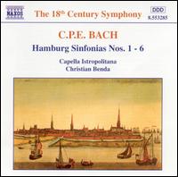 C.P.E. Bach: Hamburg Sinfonias Nos. 1-6 - Capella Istropolitana; Christian Benda (conductor)