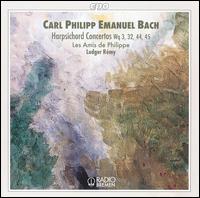 C.P.E. Bach: Harpsichord Concertos, Wq 3, 32, 44, 45 - Les Amis de Philippe; Ludger Remy (harpsichord)