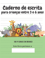 Caderno de escrita para crianas entre 3 e 6 anos