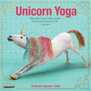 CAL 25 UNICORN YOGA 2025 MINI WALL