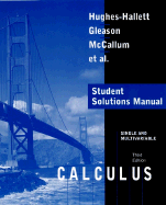Calculus: Single and Multivariable Student Solutions Manual