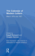 Calendar Modern Letts 4v Cb: Cal of Modern Letters