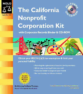 California Nonprofit Corporation Kit "Binder with CD"