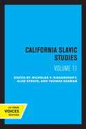 California Slavic Studies, Volume XI
