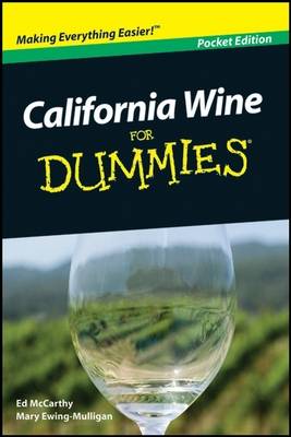 California Wine for Dummies, Target One Spot Edit Ion - McCarthy, Ed, and Ewing-Mulligan, Mary