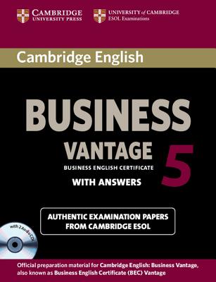 Cambridge English Business 5 Vantage Self-study Pack (Student's Book with Answers and Audio CDs (2)) - Cambridge ESOL