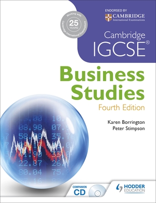 Cambridge IGCSE Business Studies 4th edition - Borrington, Karen, and Stimpson, Peter