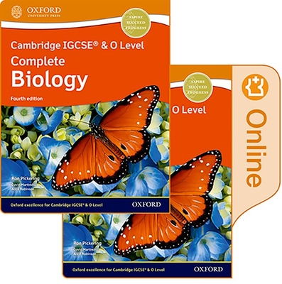 Cambridge IGCSE (R) & O Level Complete Biology: Print and Enhanced Online Student Book Pack Fourth Edition - Pickering, Ron