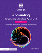 Cambridge International AS & A Level Accounting Coursebook with Digital Access (2 Years)