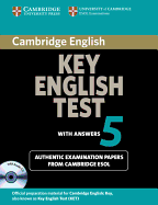 Cambridge Key English Test 5 Self Study Pack (Student's Book with answers and Audio CD): Official Examination Papers from University of Cambridge ESOL Examinations