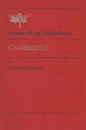 Cambridge: Volume 1: The Records; Volume 2: Editorial Apparatus