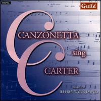 Canzonetta Sing Carter - Matthew Owens (organ); Canzonetta Chamber Choir (choir, chorus)