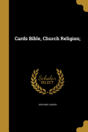 Cards Bible, Church Religion;