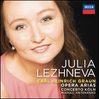 Carl Heinrich Graun: Opera Arias - Julia Lezhneva (soprano); Luca Pianca (lute); Concerto Kln; Mikhail Antonenko (conductor)