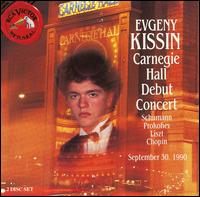 Carnegie Hall Debut Concert - Evgeny Kissin (piano)