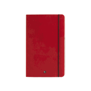 Cartesio Lined Notebook: Red