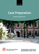 Case Preparation 2009-2010: 2009 Edition