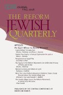 Ccar Journal, the Reform Jewish Quarterly, Fall 2018: Pay Equity Within the Reform Movement