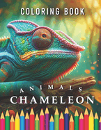 Chameleon Coloring Book: For Adults & Children