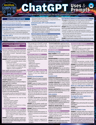 ChatGPT Uses & Prompts: A Quickstudy Laminated Reference Guide - Blackwell, Frank