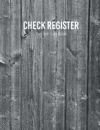 Check Register Tracker Log Book.: checking account bank statement format for collections transaction register