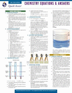 Chemistry Equations and Answers-Rea's Quick Access Reference Chart - The Staff Of Rea