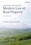 Cheshire and Burn's Modern Law of Real Property