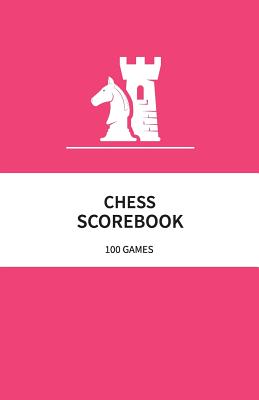 Chess Scorebook 100 Games: Chess Notation Book Suitable for Kids, Pink - Central, Scorebook