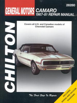 Chevrolet Camaro (67 - 81) (Chilton) - Haynes