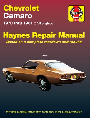 Chevrolet Camero V8 Repair Manual: 1970 Thru 1981 - Haynes, J H