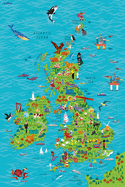 Children's Map of the United Kingdom and Ireland