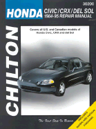 Chilton's Honda Civic, CRX, and del Sol 1984-95 repair manual.