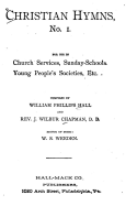 Christian Hymns No. 1. for Use in Church Services