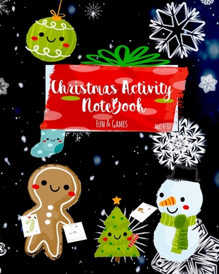 Christmas Activity Book: Multi Games Kids Notebook - Children 4 to 12 Fun Time Gaming Paper Notepad - Boys and girls Cute Christmas Day Theme Multi Gaming Journal - Two Player Opponent Challenge Pages with Score Tracker - Jackson, Melissa