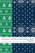 Christmas Card Record Book: Christmas card address book: Various-Knit: An address book and tracker for the Christmas cards you send and receive