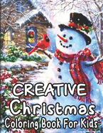 Christmas Coloring Book For Kids: Fun Children's Christmas Gift or Present for Toddlers & Kids / Holiday Art Designs on High-Quality Perforated Pages