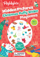 Christmas Hidden Pictures Puffy Sticker Playscenes: Christmas Stocking Stuffer for Kids 3-6, Activity Book with Christmas Puzzles, S Tickers, Mazes and More