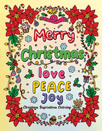 Christmas Inspirations Coloring Book: For Women, Adults, and Teens