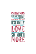 Christmas Notebook Kids, Lined Journal/Notes Christmas: Christmas doesn't come from a store. It's family and love that make it feel so much more