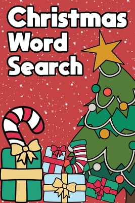 Christmas Word Search: Happy Holiday Edition Challenging Puzzle Game Activity Book A Small Travel Size With Merry Xmas Tree Stocking Stuffer Gifts Theme Design Cover - Group, Brainy Puzzler