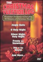 Christmas Yuletide Log and Christmas Scene - 