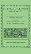 Cicero Orationes. Vol. VI: (Tull., Font., Sull., Arch. Poet., Planc. Scaur.)