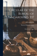 Circular of the Bureau of Standards No. 337: Manufacture of Lime; NBS Circular 337