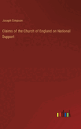 Claims of the Church of England on National Support