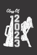 Class of 2023: Cheerleader & Megaphone Blank Notebook Graduation 2023 & Senior Gift