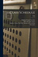 Class Schedule; 1949